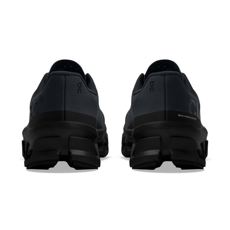 Men's On Running Cloudmonster Road Running Shoes Black | 4280537_MY