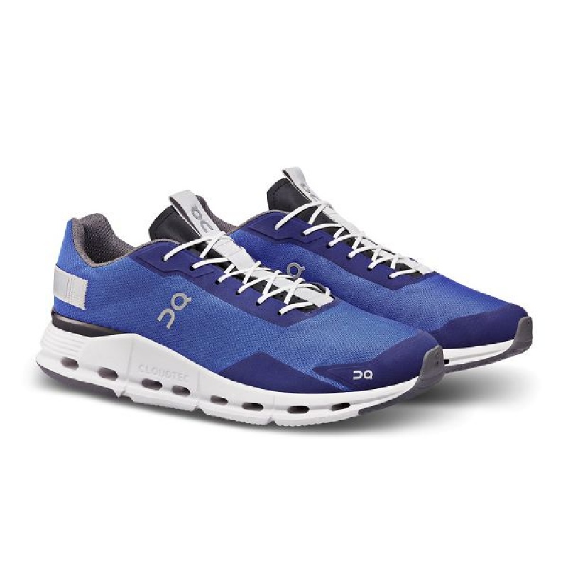 Men's On Running Cloudnova Form Sneakers Blue | 1493672_MY