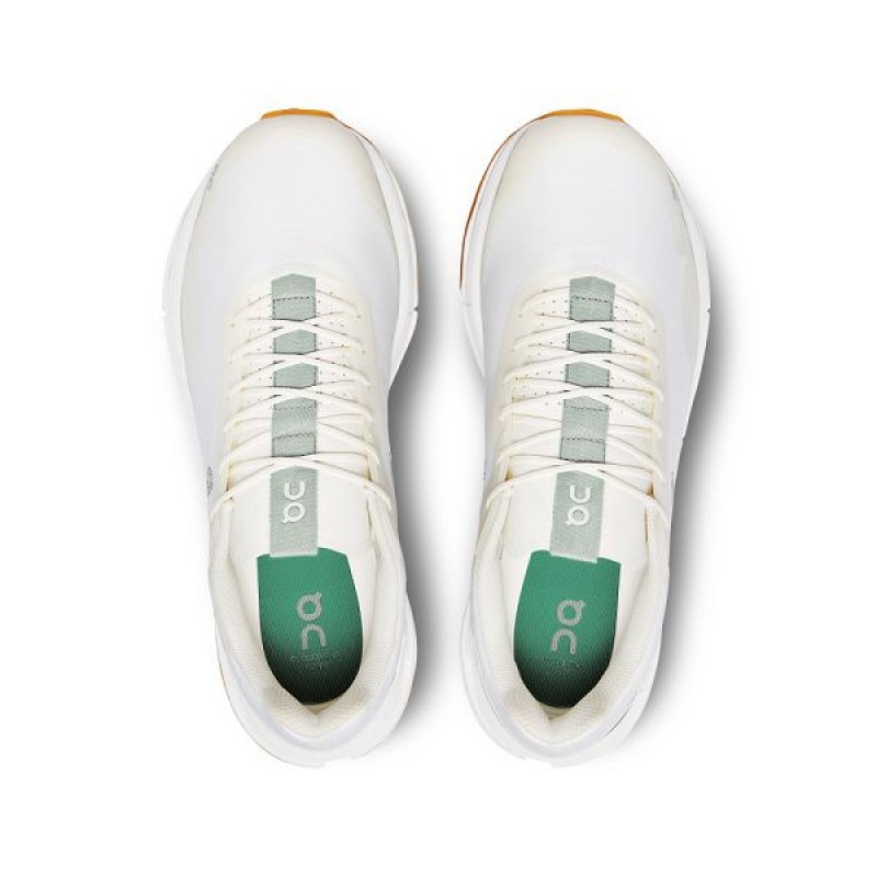 Men's On Running Cloudnova Form Sneakers White / Green | 2437059_MY
