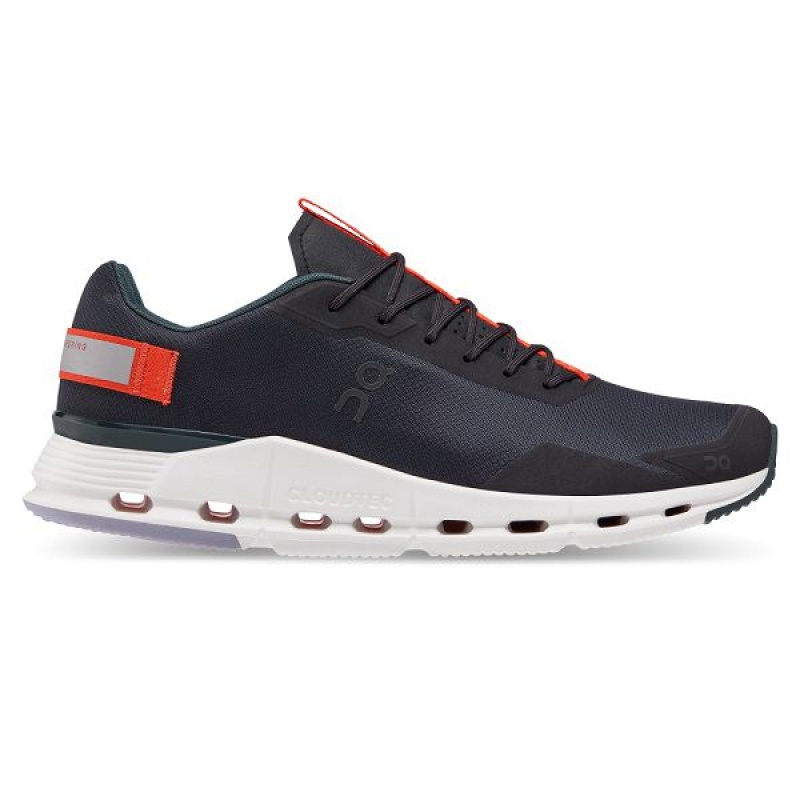 Men\'s On Running Cloudnova Form Sneakers Black | 3150627_MY