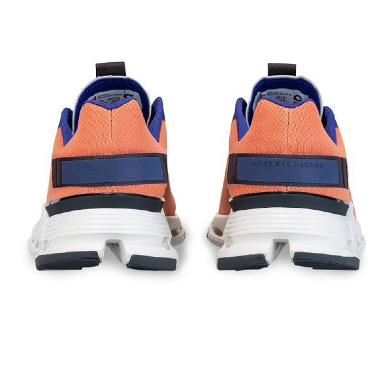 Men's On Running Cloudnova Form Sneakers Orange / Blue | 4713082_MY