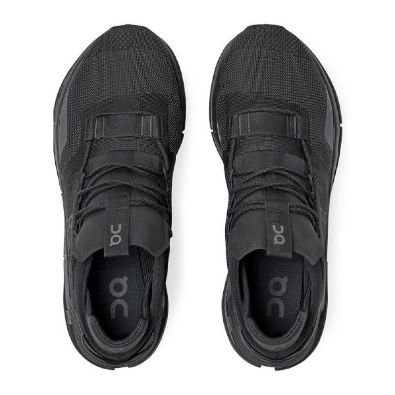 Men's On Running Cloudnova Sneakers Black | 7613548_MY