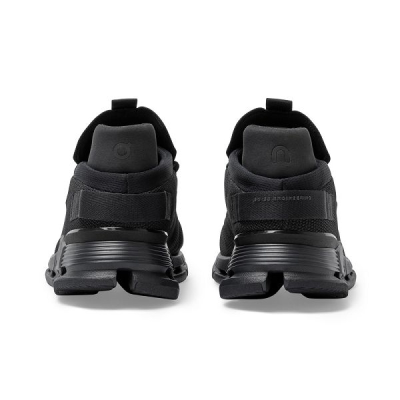 Men's On Running Cloudnova Sneakers Black | 7613548_MY