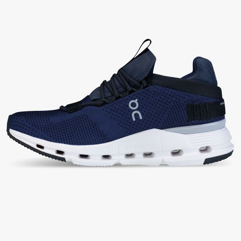 Men's On Running Cloudnova Sneakers Navy / White | 8694701_MY