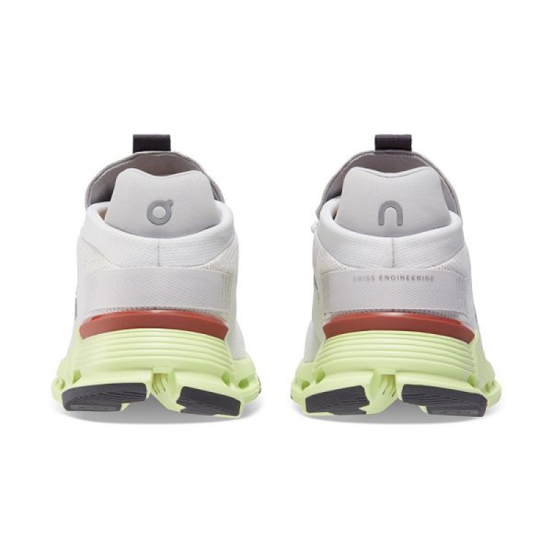 Men's On Running Cloudnova Sneakers White / Light Green | 5960143_MY