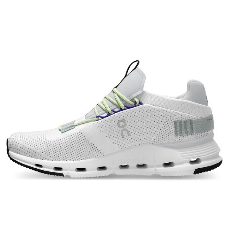 Men's On Running Cloudnova Sneakers White | 543298_MY