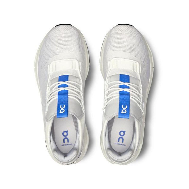 Men's On Running Cloudnova Sneakers White | 728451_MY