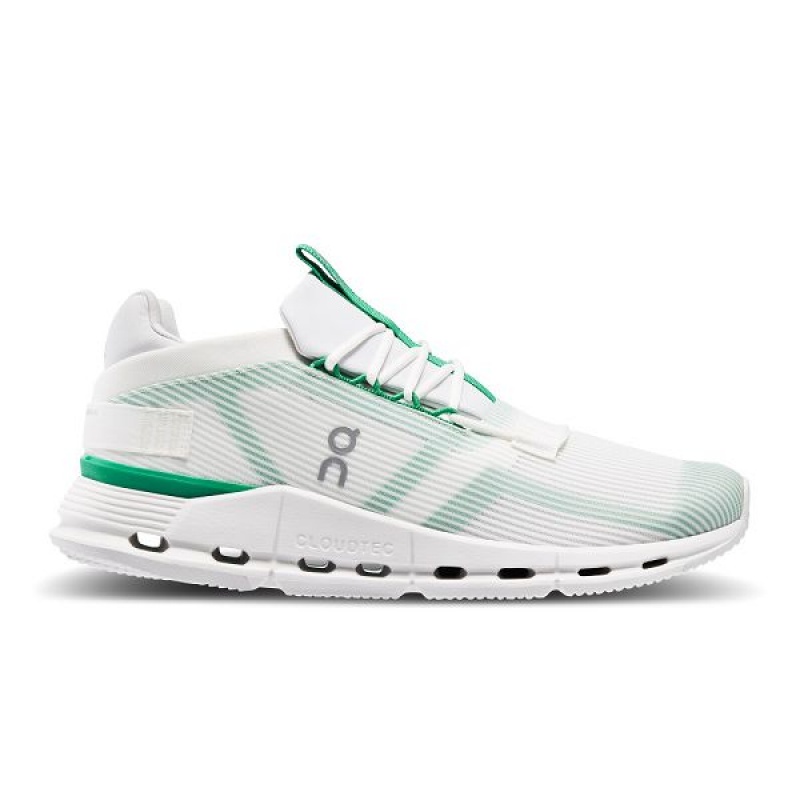 Men\'s On Running Cloudnova Void Sneakers White / Mint | 7298356_MY