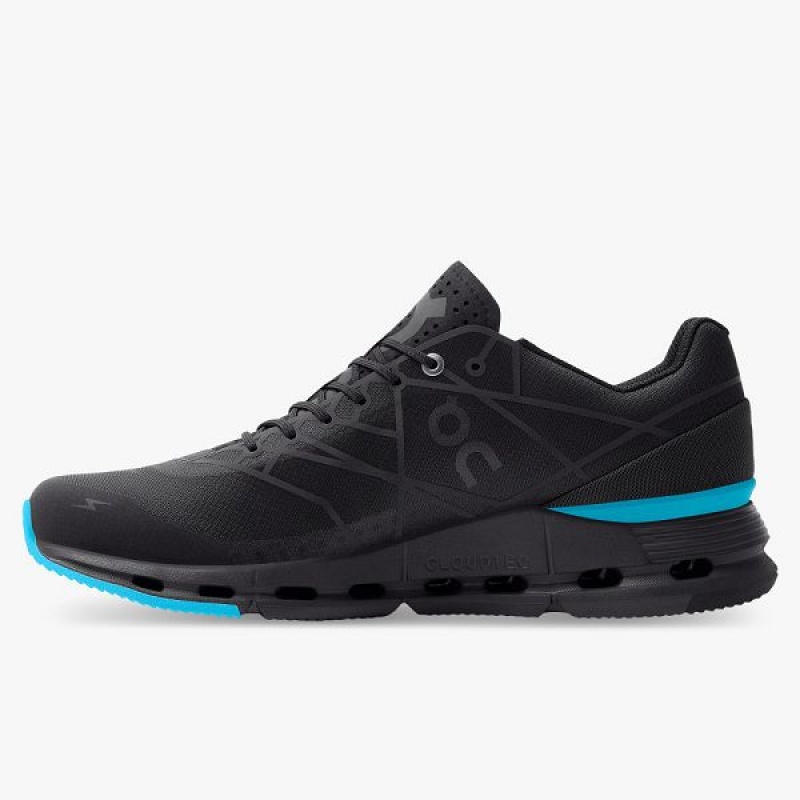 Men's On Running Cloudnova Z5 Sneakers Black / Blue | 2014783_MY