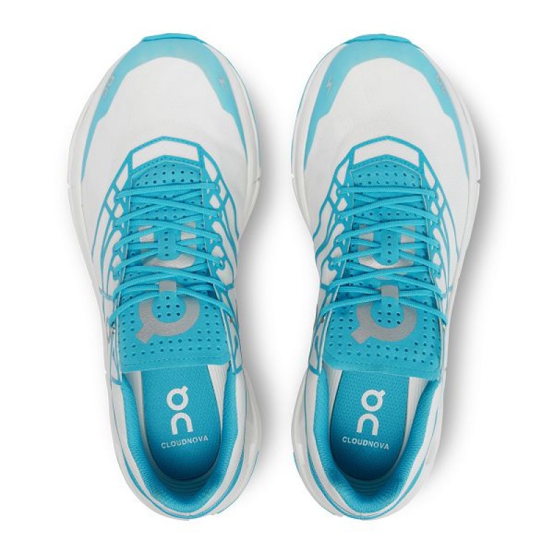 Men's On Running Cloudnova Z5 Sneakers White / Blue | 763412_MY