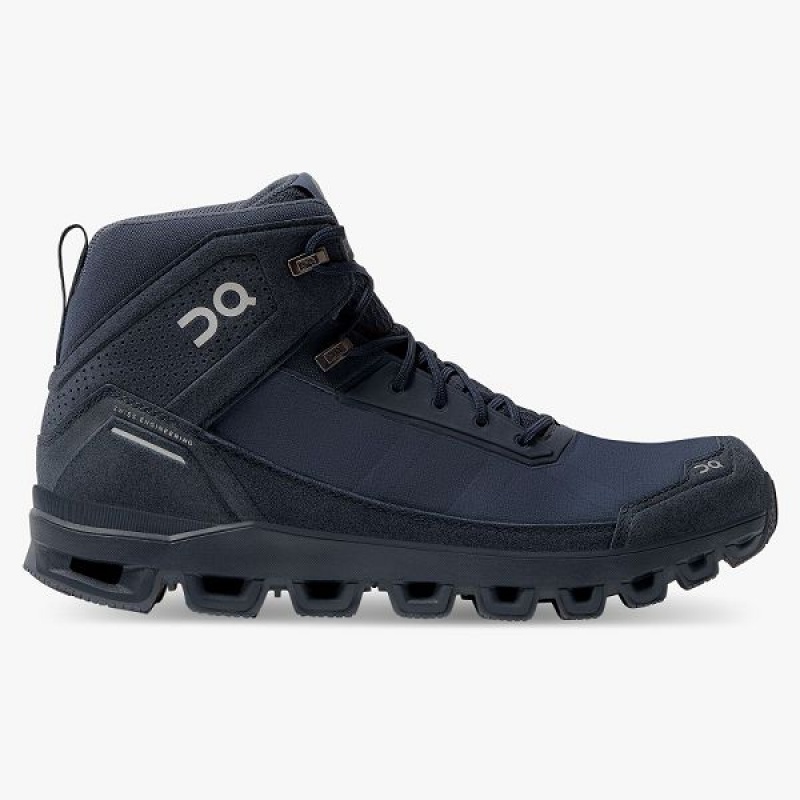 Men\'s On Running Cloudridge Hiking Boots Navy | 1432097_MY