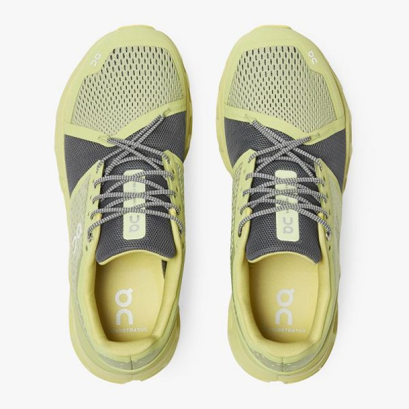 Men's On Running Cloudstratus 1 Road Running Shoes Yellow / Grey | 5463209_MY