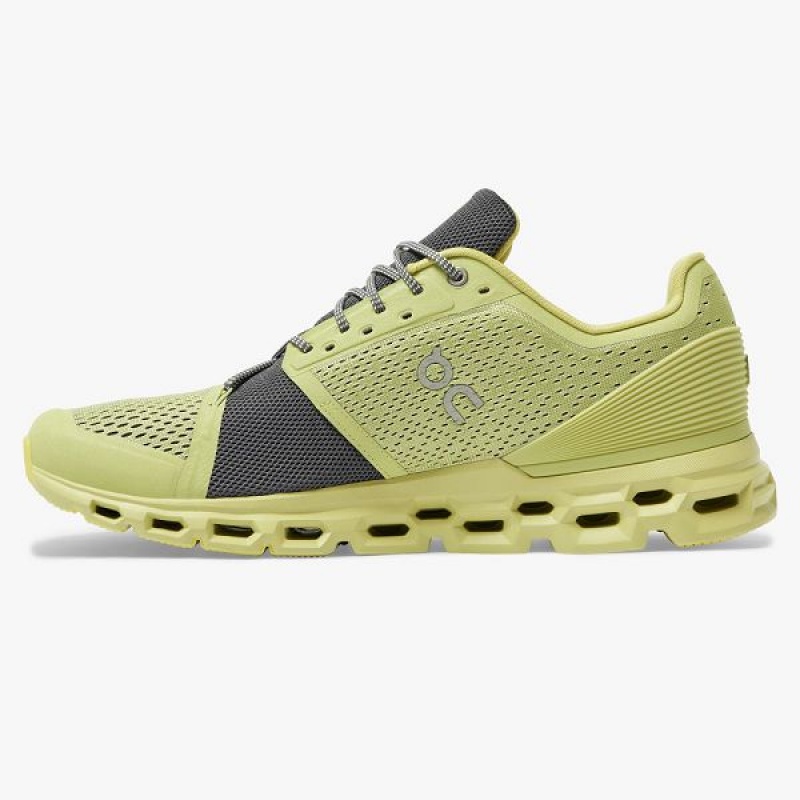 Men's On Running Cloudstratus 1 Road Running Shoes Yellow / Grey | 5463209_MY