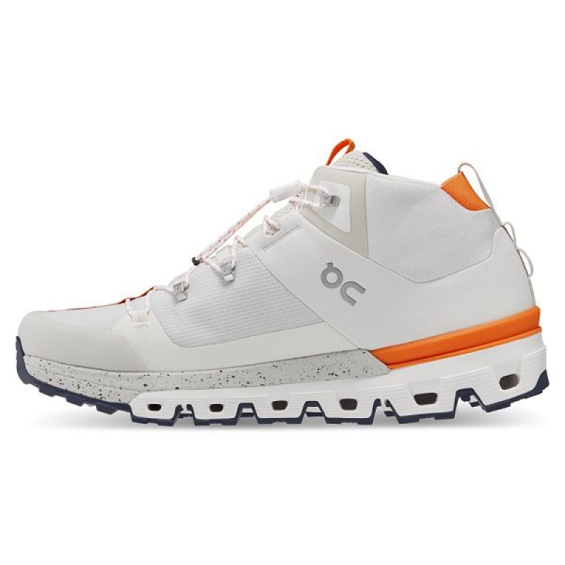 Men's On Running Cloudtrax Hiking Boots White | 5706412_MY