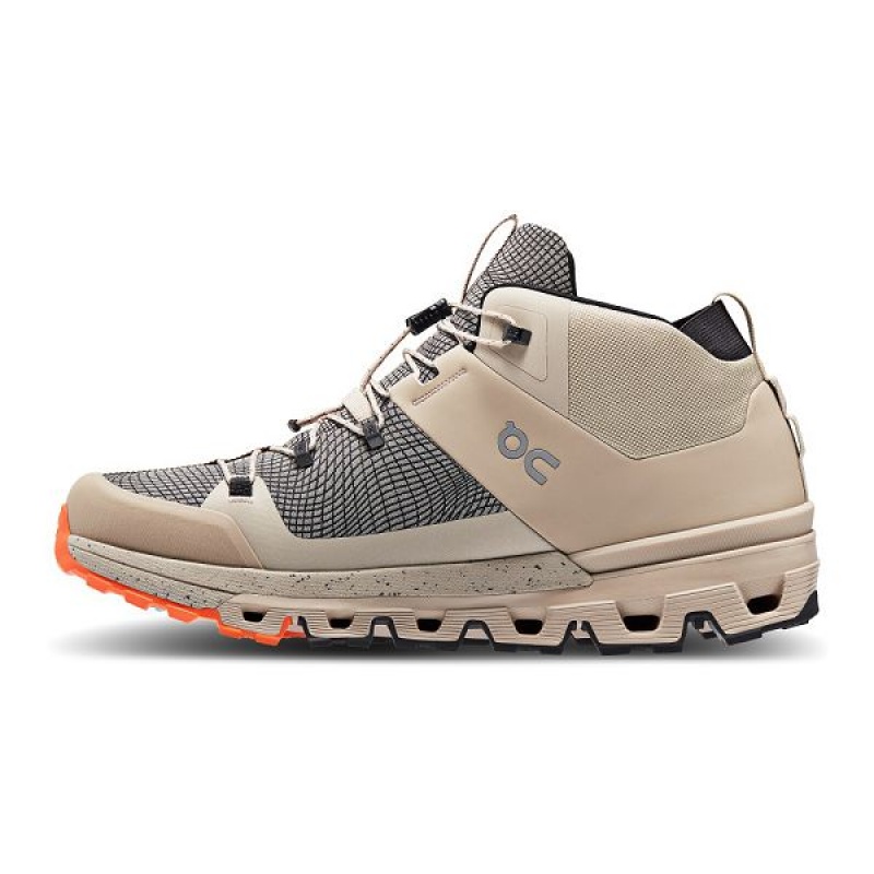 Men's On Running Cloudtrax Sensa Hiking Boots Brown | 2764930_MY