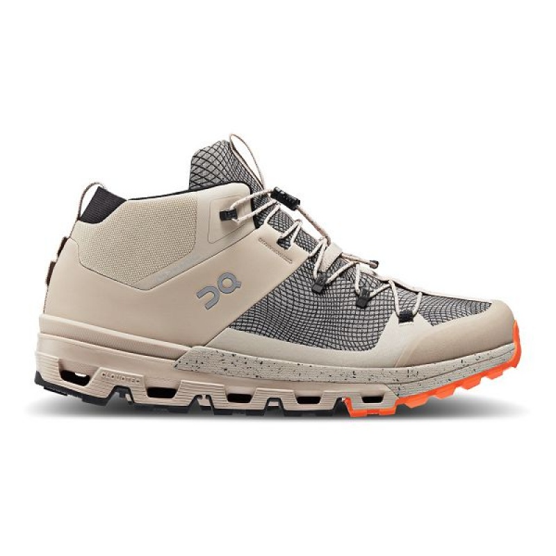 Men\'s On Running Cloudtrax Sensa Hiking Boots Brown | 2764930_MY
