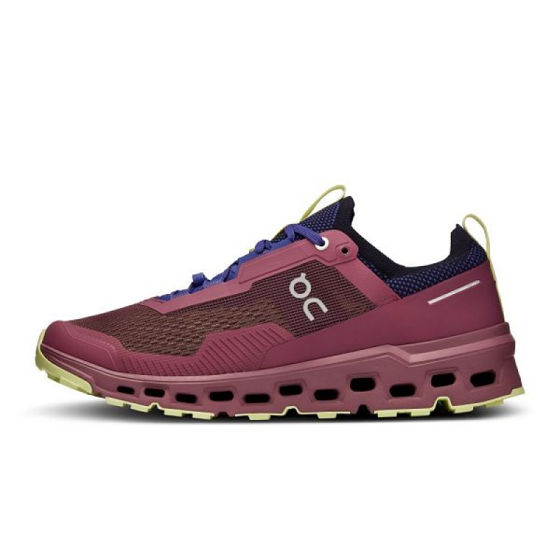 Men's On Running Cloudultra 2 Trail Running Shoes Burgundy | 8125036_MY