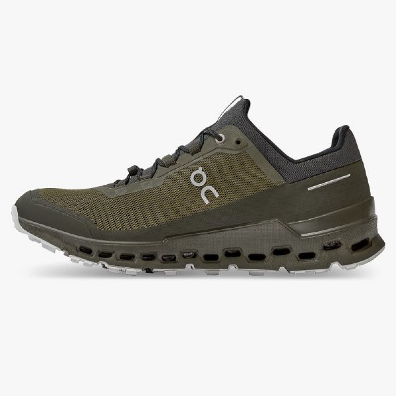 Men's On Running Cloudultra Hiking Shoes Olive | 6972830_MY
