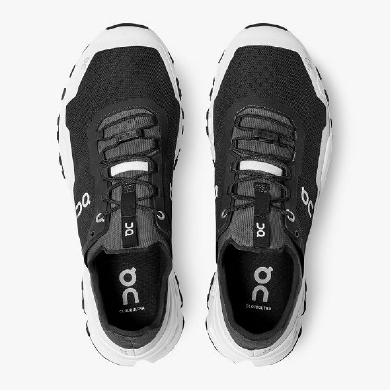 Men's On Running Cloudultra Hiking Shoes Black / White | 5967138_MY
