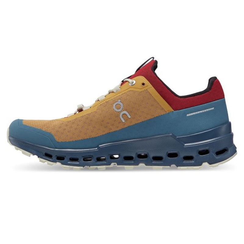 Men's On Running Cloudultra Trail Running Shoes Brown / Navy | 5247691_MY
