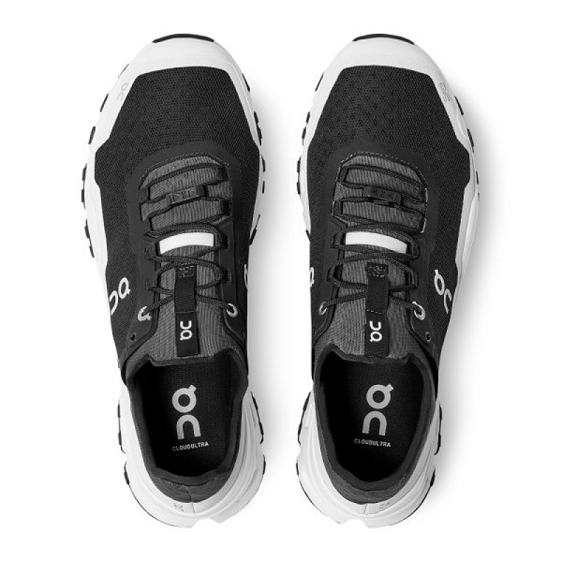 Men's On Running Cloudultra Trail Running Shoes Black / White | 6458139_MY