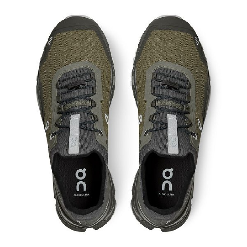 Men's On Running Cloudultra Trail Running Shoes Olive | 1859423_MY