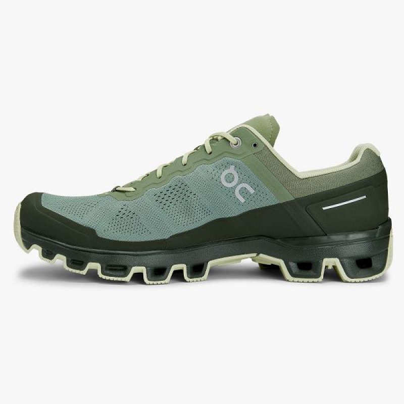 Men's On Running Cloudventure 2 Hiking Shoes Green | 3158976_MY
