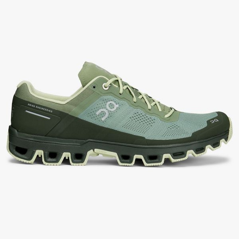 Men\'s On Running Cloudventure 2 Hiking Shoes Green | 3158976_MY