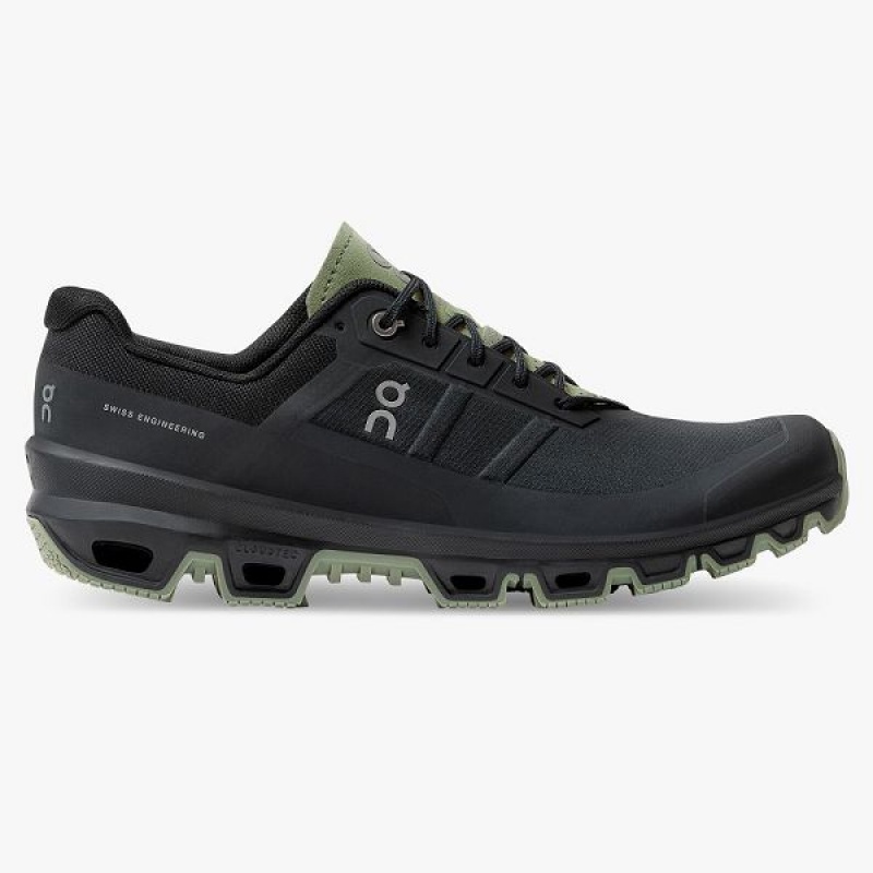 Men\'s On Running Cloudventure 3 Hiking Shoes Black | 6238594_MY
