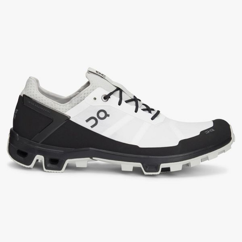Men\'s On Running Cloudventure Peak 2 Trail Running Shoes White / Black | 4361825_MY