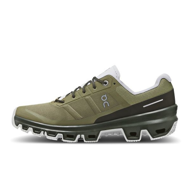 Men's On Running Cloudventure Trail Running Shoes Olive | 2360984_MY