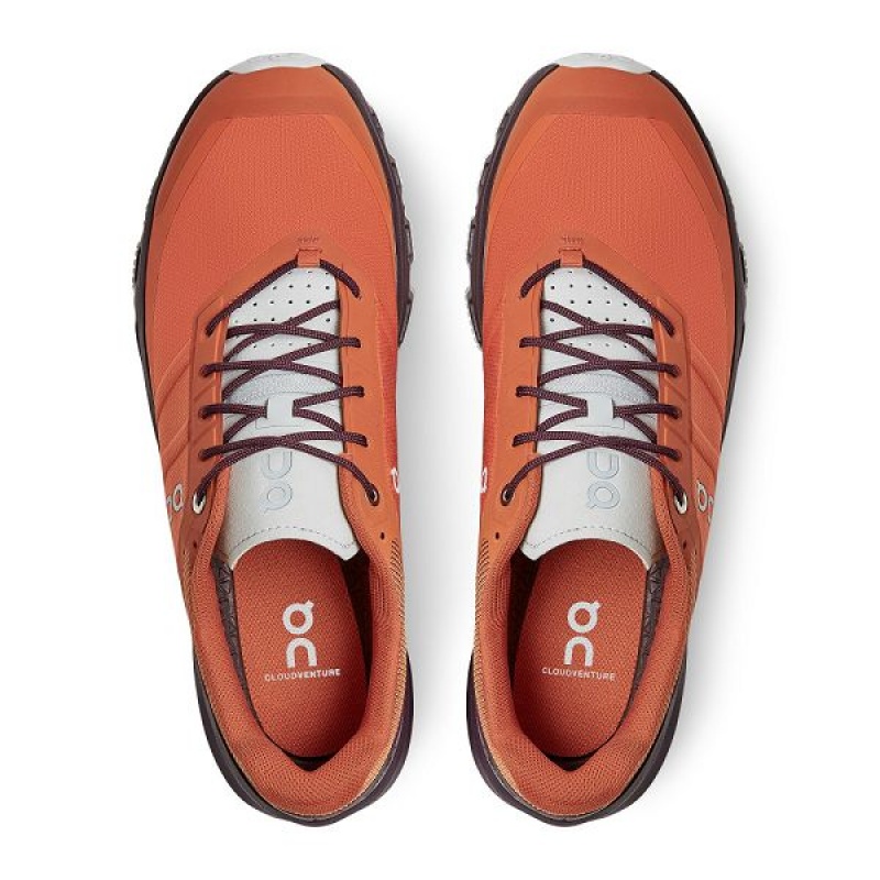 Men's On Running Cloudventure Trail Running Shoes Orange | 5607183_MY