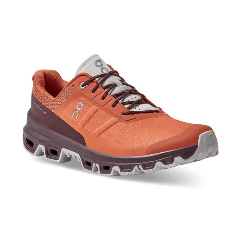 Men's On Running Cloudventure Trail Running Shoes Orange | 5607183_MY