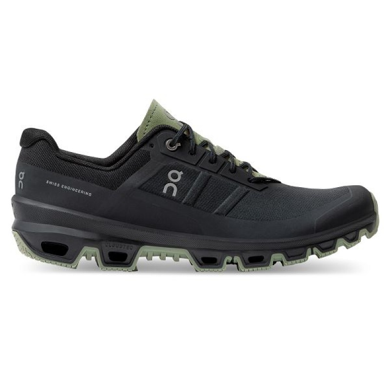 Men\'s On Running Cloudventure Trail Running Shoes Black | 5024693_MY