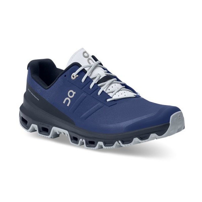 Men's On Running Cloudventure Trail Running Shoes Navy | 8347015_MY