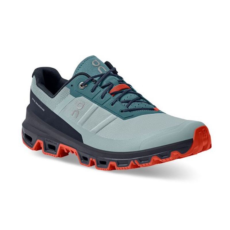 Men's On Running Cloudventure Trail Running Shoes Green | 9035641_MY