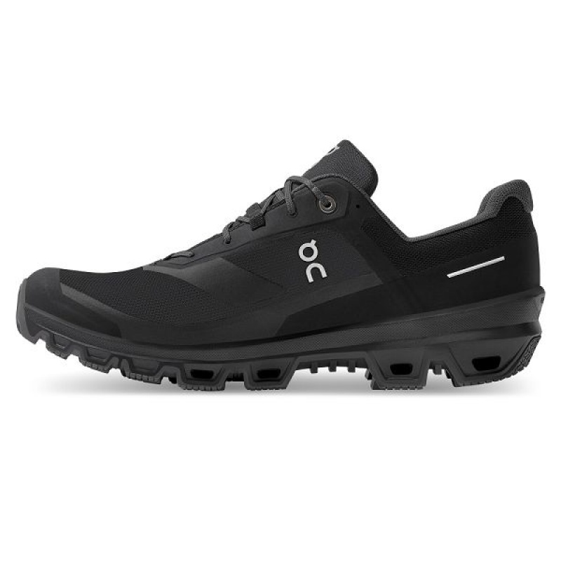 Men's On Running Cloudventure Waterproof 3 Trail Running Shoes Black | 7193062_MY