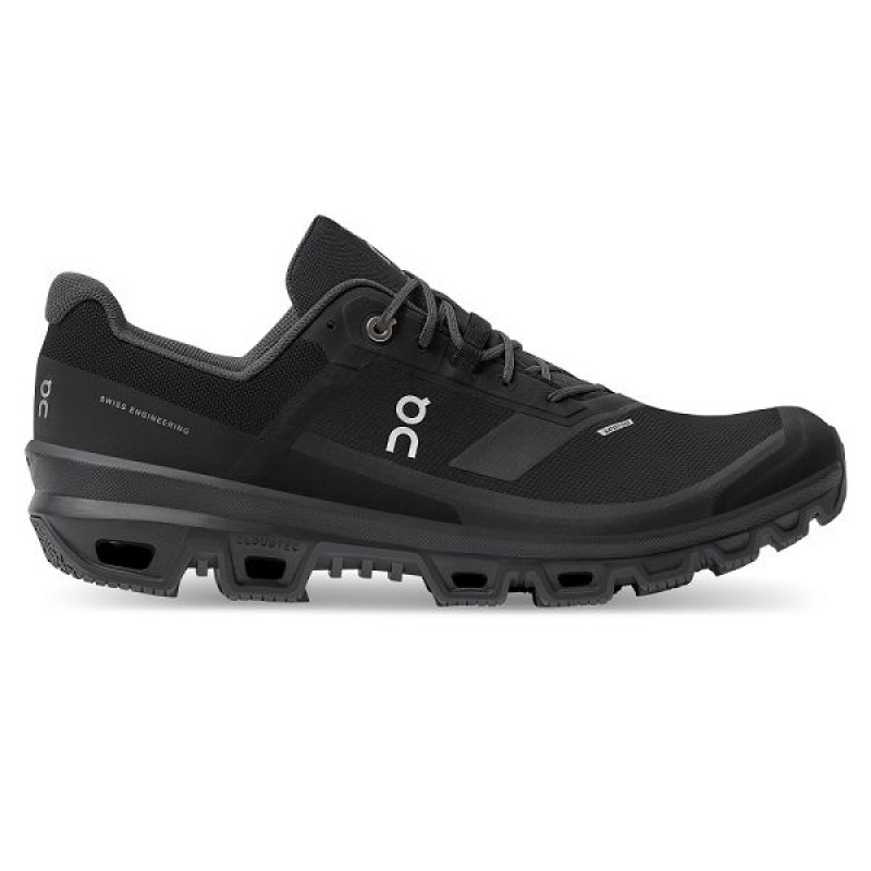 Men\'s On Running Cloudventure Waterproof 3 Trail Running Shoes Black | 7193062_MY