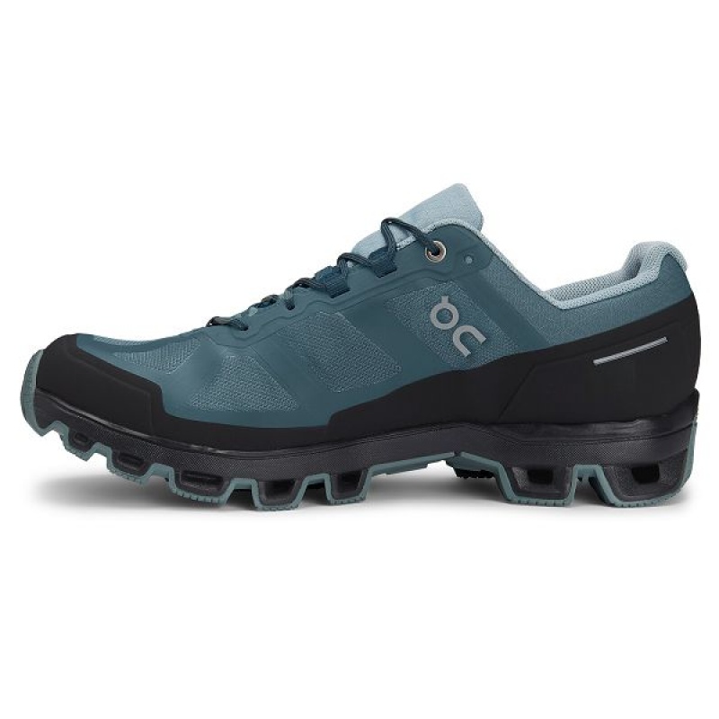 Men's On Running Cloudventure Waterproof 2 Trail Running Shoes Blue | 2801357_MY