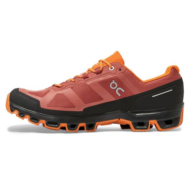 Men's On Running Cloudventure Waterproof 2 Hiking Shoes Orange | 834527_MY