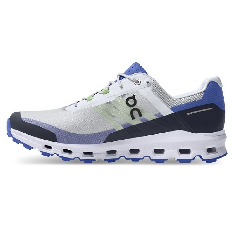 Men's On Running Cloudvista Hiking Shoes White / Blue | 9243061_MY