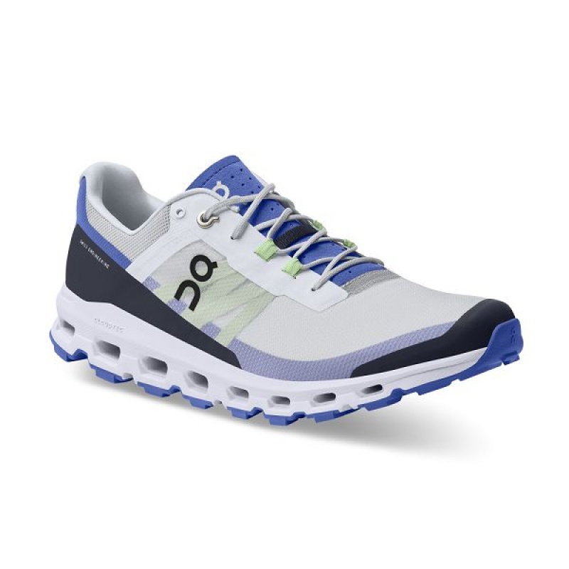 Men's On Running Cloudvista Hiking Shoes White / Blue | 9243061_MY