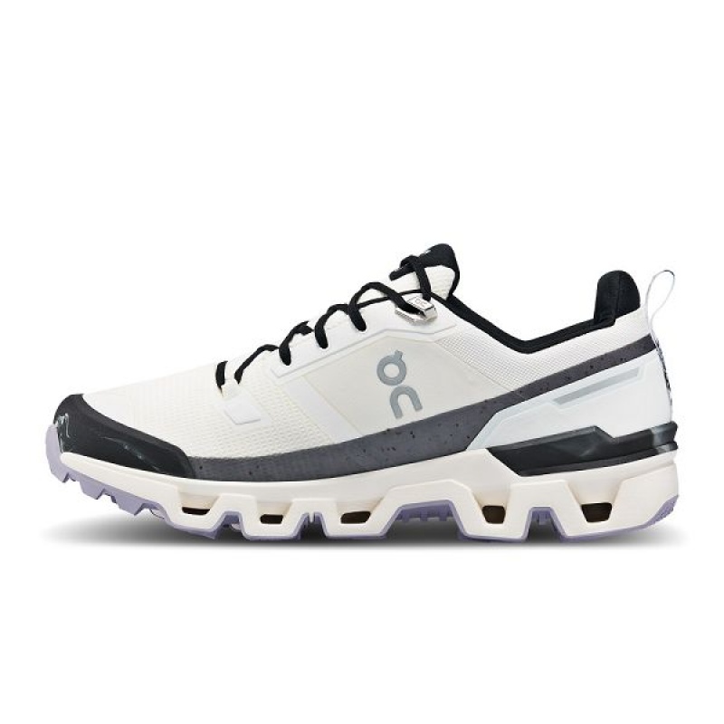 Men's On Running Cloudwander Waterproof Hiking Shoes White / Black | 2091753_MY