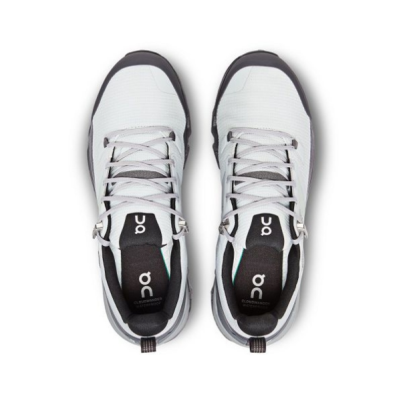 Men's On Running Cloudwander Waterproof Hiking Shoes Grey | 5706349_MY