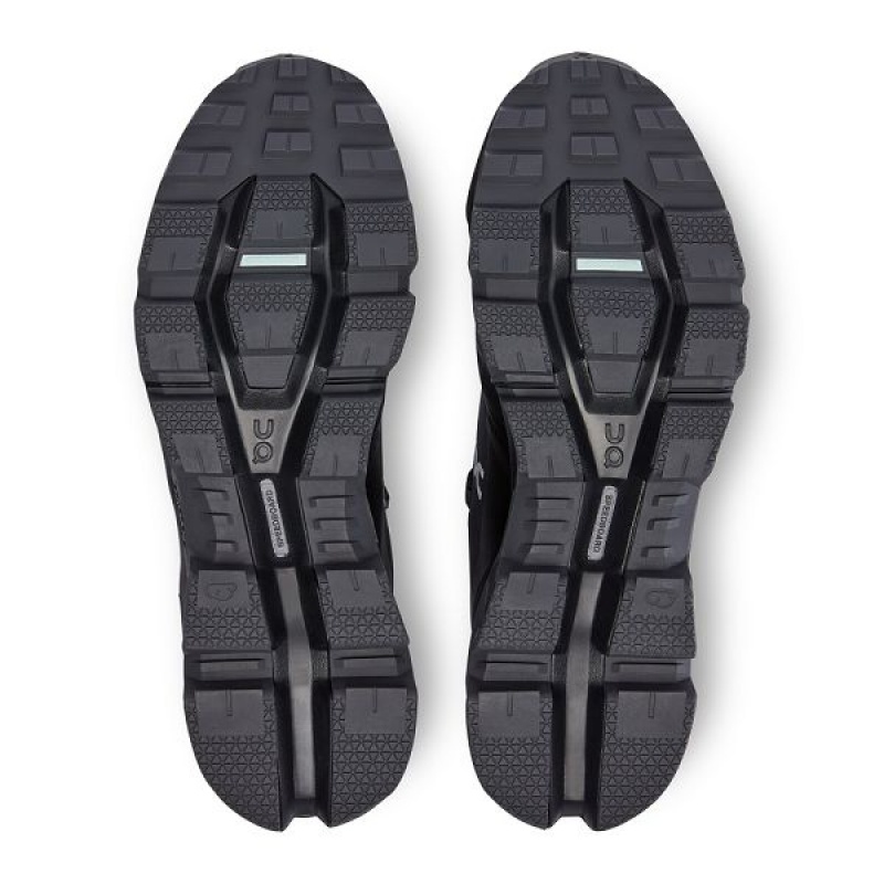 Men's On Running Cloudwander Waterproof Hiking Shoes Black | 6518904_MY