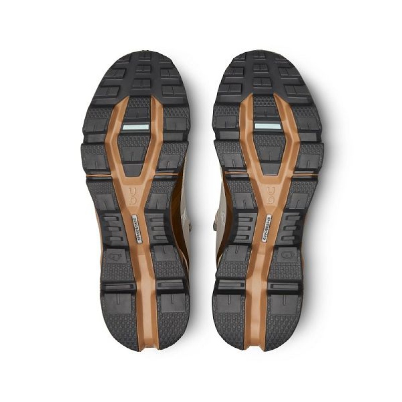 Men's On Running Cloudwander Waterproof Hiking Shoes Beige / Brown | 9304815_MY