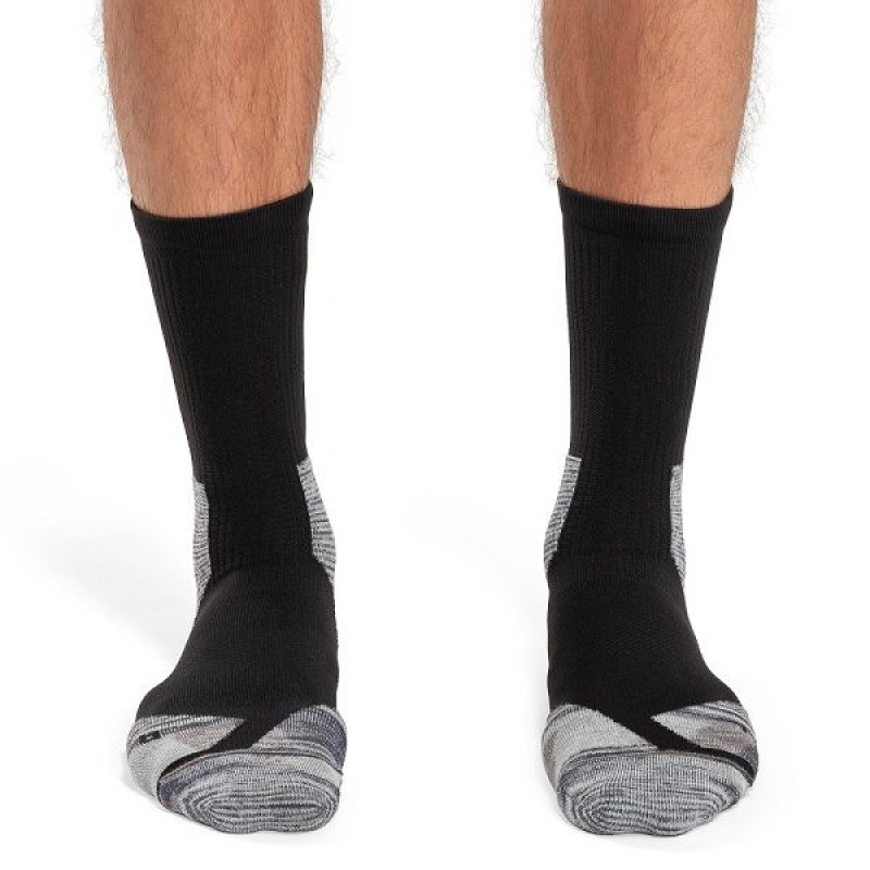 Men's On Running Explorer Merino Socks Black | 2938017_MY