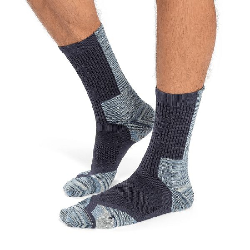Men\'s On Running Explorer Merino Socks Navy | 7869423_MY