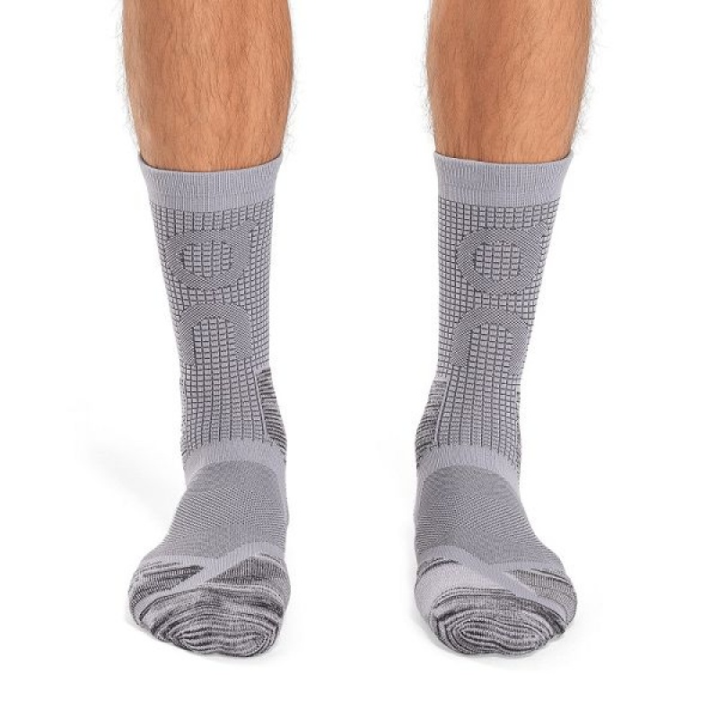 Men's On Running Explorer Merino Socks Purple | 432187_MY