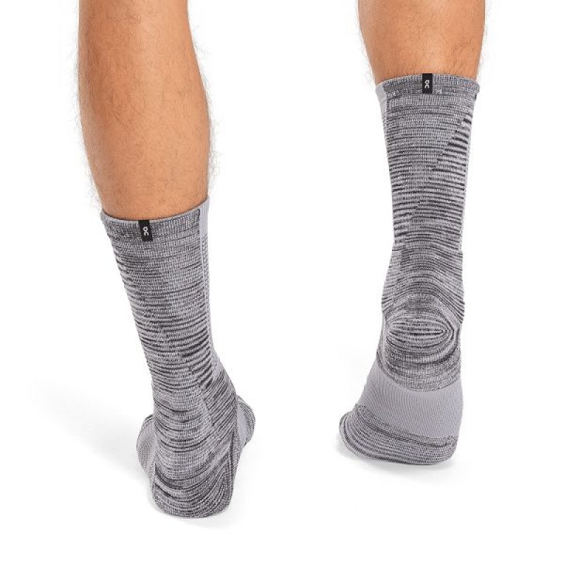 Men's On Running Explorer Merino Socks Purple | 432187_MY